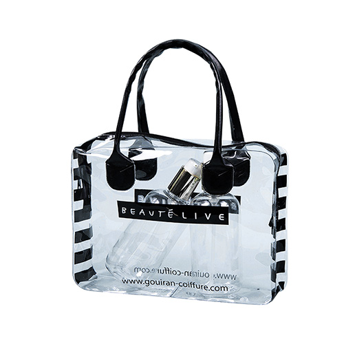 pvc gift bags top handle transparent pvc top handle bag with custom logo